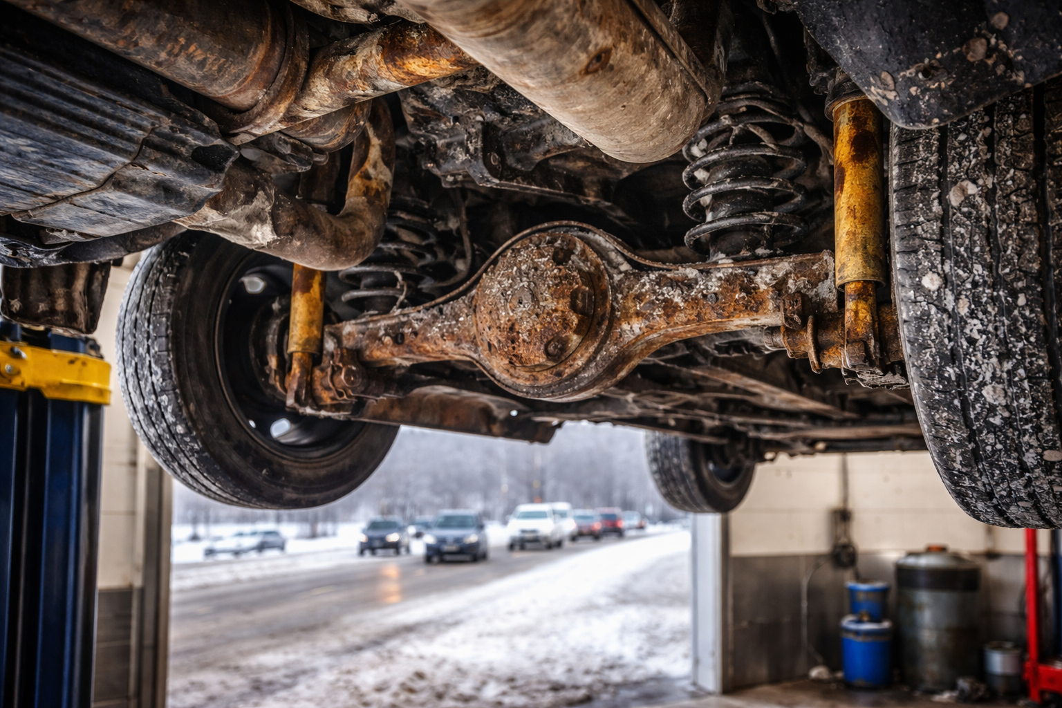 Spring Car Maintenance After Michigan Winters in Auburn Hills MI: The Complete Salt Damage Inspection Checklist